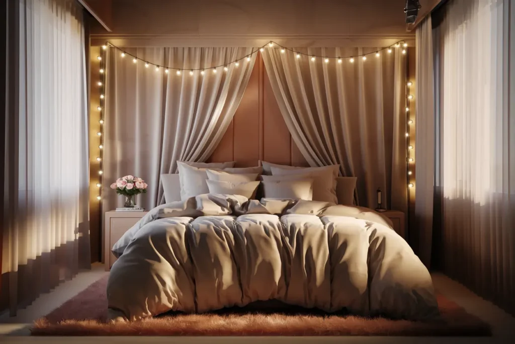 25 Cozy & Clever Bedroom Ideas for Small Rooms Couples Will Obsess Over 1 1. Romantic Small Bedroom Ideas for Couples
