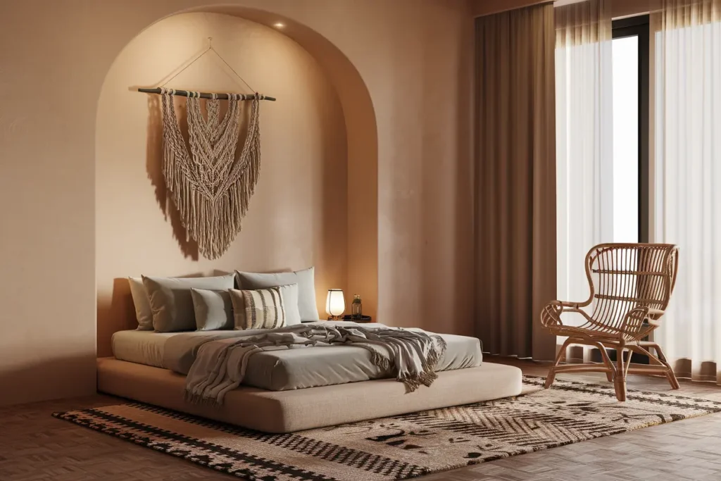 25 Clever Small Room Decoration Ideas to Transform Your Space 15 11. Boho Inspired Small Room Decoration