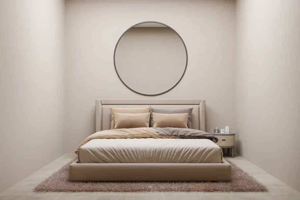 25 Cozy & Clever Bedroom Ideas for Small Rooms Couples Will Obsess Over 17 13. Wall Mirrors for Small Bedrooms – Create a Spacious Look