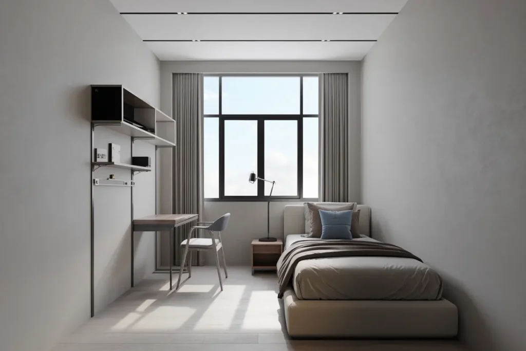 25 Modern Bedroom Ideas for Small Rooms Men Can’t Resist 20 16. Minimalist Bedding Sets for a Sleek Look