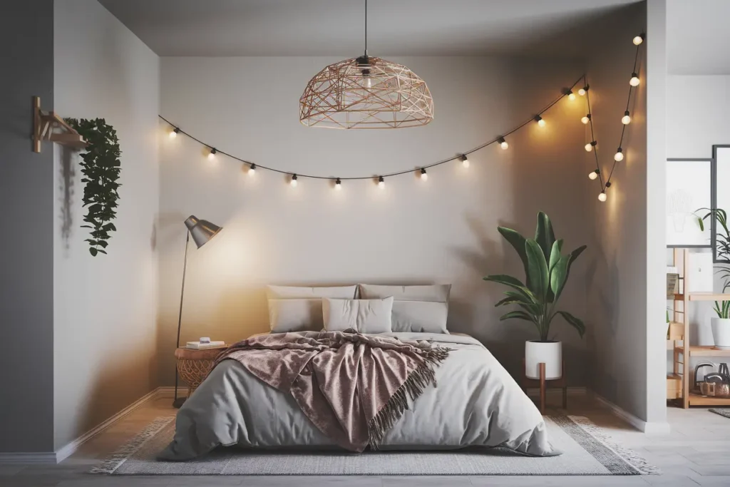 50 Genius Bedroom Ideas for Small Rooms That Looks Wow 20 16. Small Bedroom Lighting Ideas