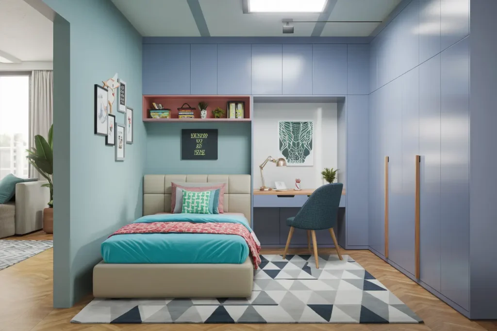 25 Genius Bedroom Ideas for Small Rooms for Teens (That Actually Work!) 21 16. Small Bedroom Rug Ideas for a Stylish Look 1