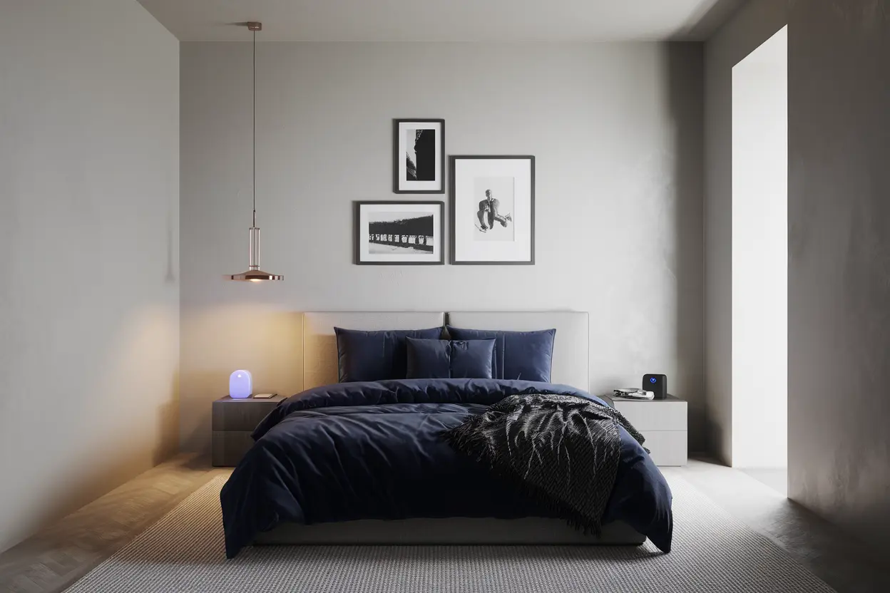 17. Smart Home Devices for Small Bedroom Convenience