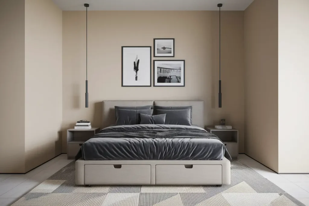 25 Modern Bedroom Ideas for Small Rooms Men Can’t Resist 2 2. Space Saving Bed Frames for Small Bedrooms