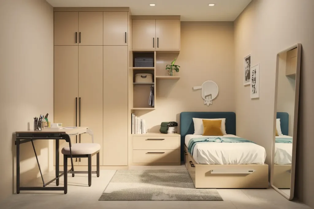 25 Clever Small Room Decoration Ideas to Transform Your Space 2 2. Space Saving Furniture for Small Rooms