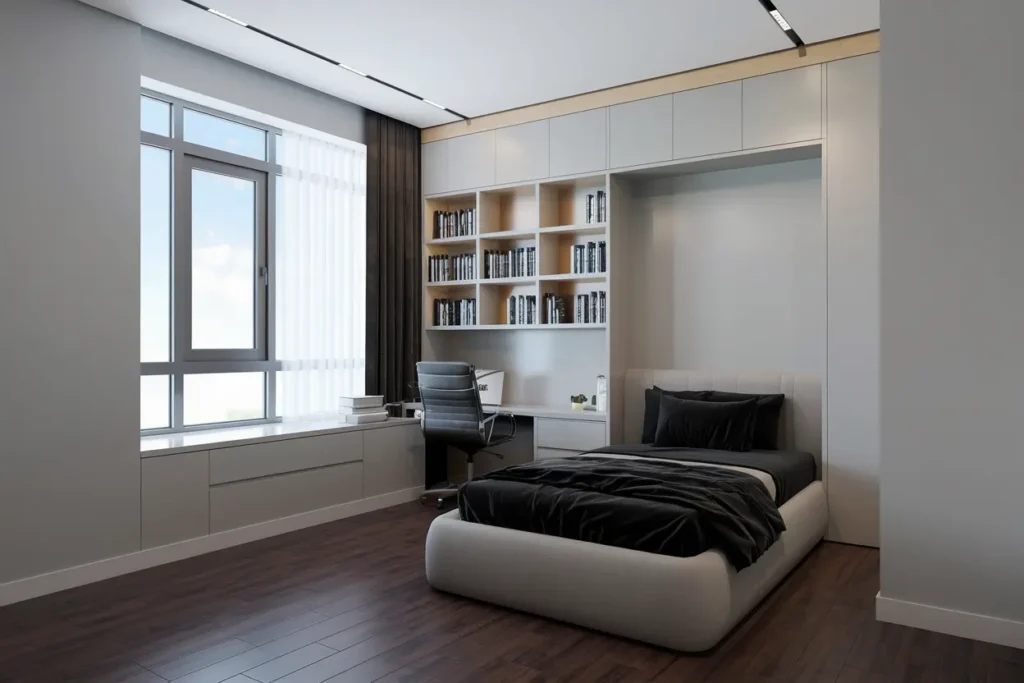 25 Clever Small Room Decoration Ideas to Transform Your Space 24 20. Small Room Desk Setup for Work Study