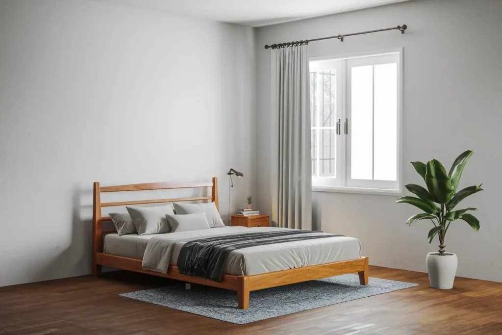 50 Genius Bedroom Ideas for Small Rooms That Looks Wow 29 21. Minimalist Bed Frame for Small Room