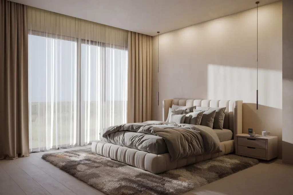 25 Cozy & Clever Bedroom Ideas for Small Rooms Couples Will Obsess Over 30 22. Luxurious Small Bedroom Rugs – Cozy Elegant