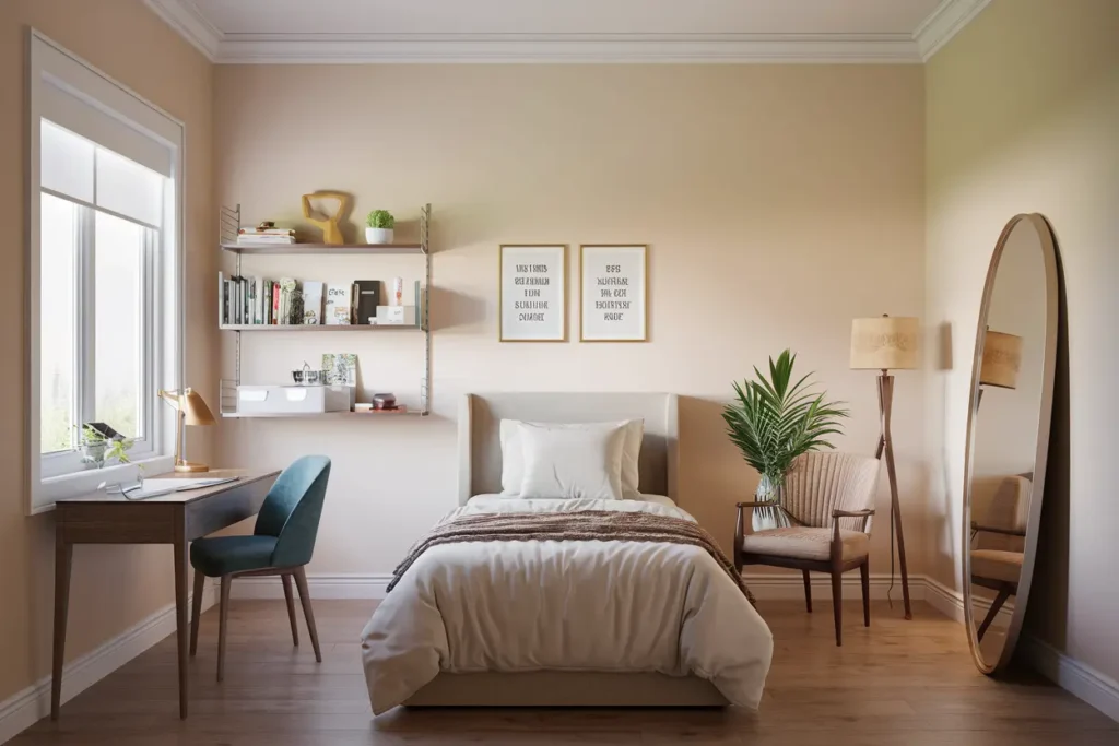 25 Aesthetic Bedroom Ideas for Small Rooms Women Will Love 33 25. Small Bedroom Desk Ideas That Save Space