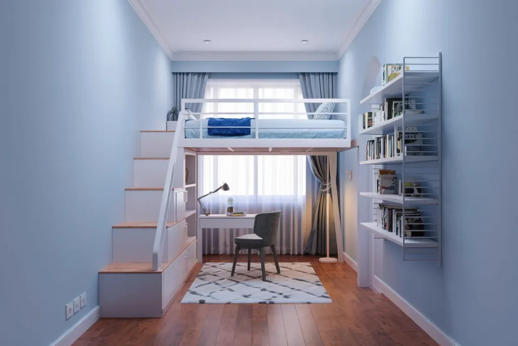 50 Genius Bedroom Ideas for Small Rooms That Looks Wow 37 29. Small Bedroom with Loft Bed