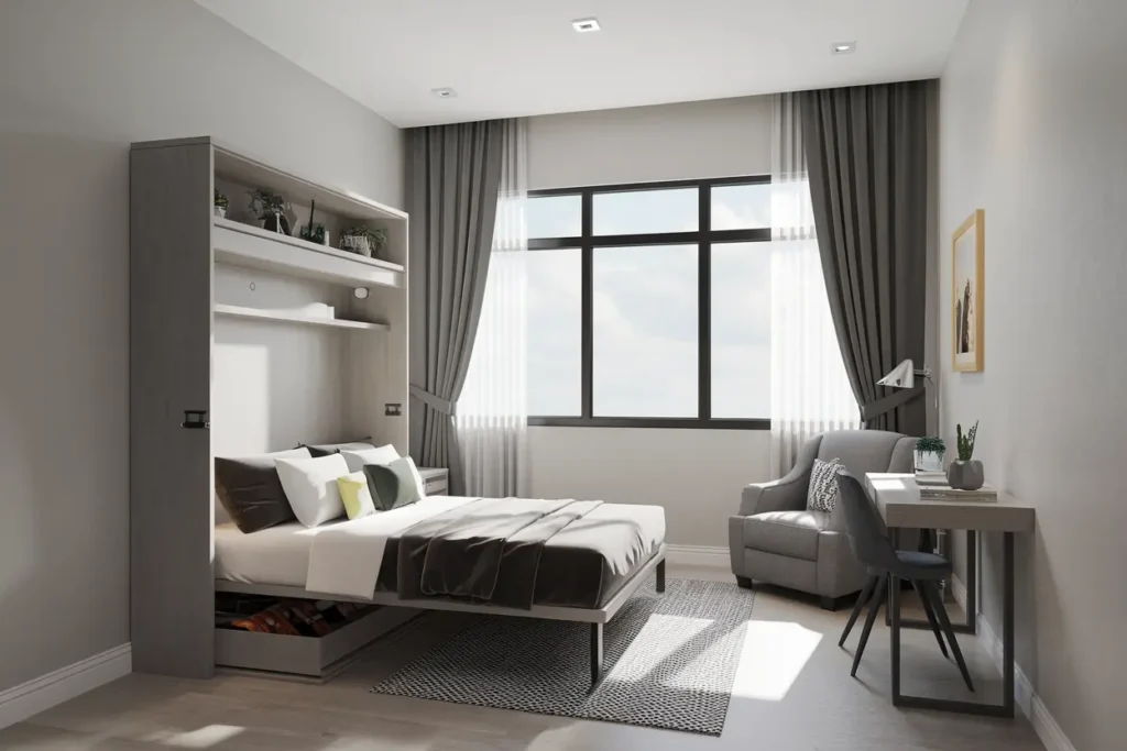 25 Cozy & Clever Bedroom Ideas for Small Rooms Couples Will Obsess Over 3 3. Best Space Saving Beds for Small Bedrooms