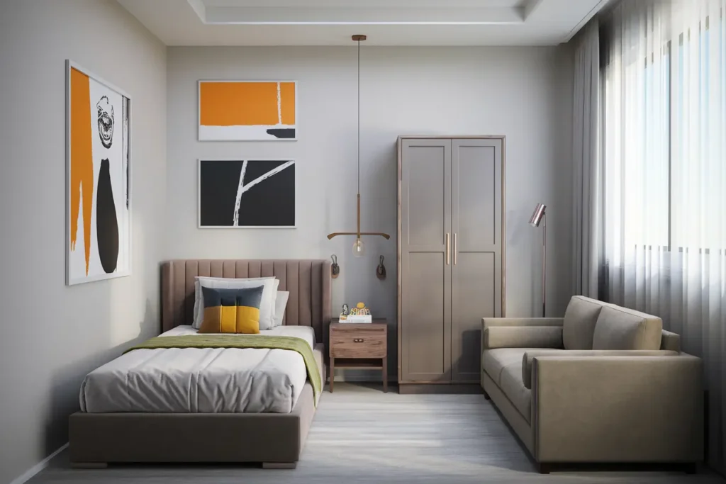 25 Clever Small Room Decoration Ideas to Transform Your Space 3 3. Best Wall Art for Small Spaces