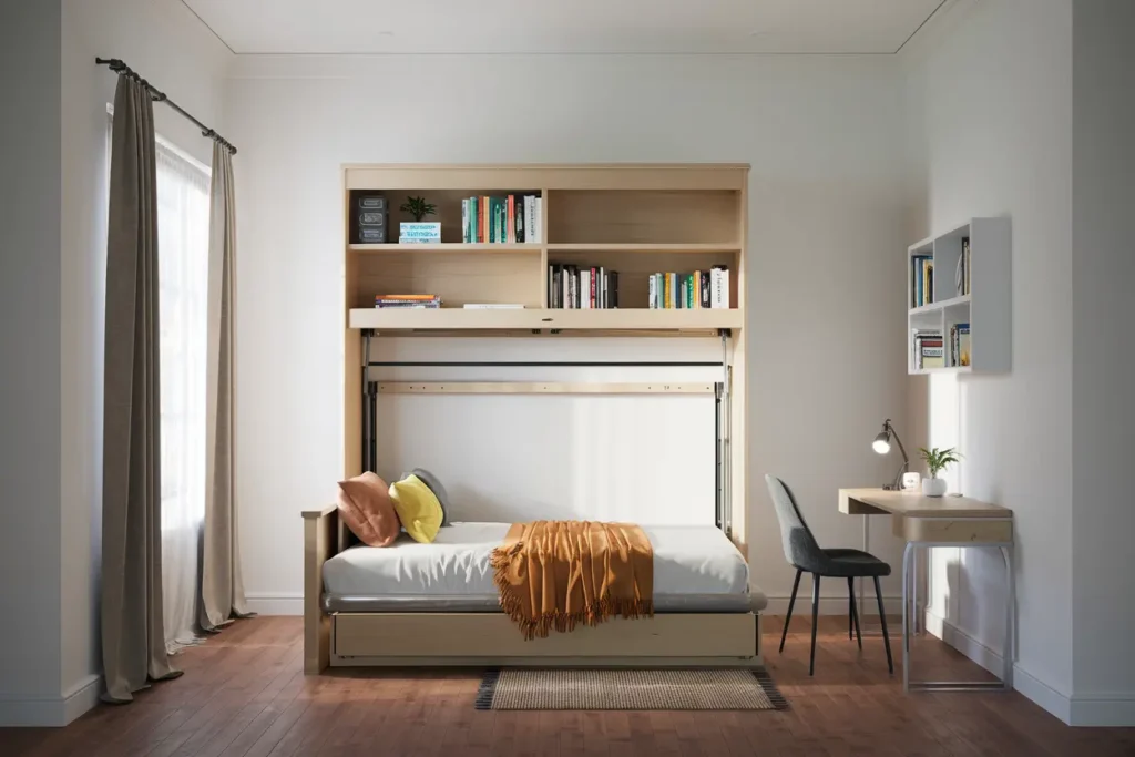 50 Genius Bedroom Ideas for Small Rooms That Looks Wow 44 36. Space Saving Bed for Small Rooms