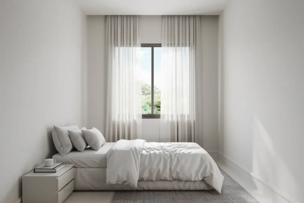 50 Genius Bedroom Ideas for Small Rooms That Looks Wow 46 38. White Small Bedroom Designs