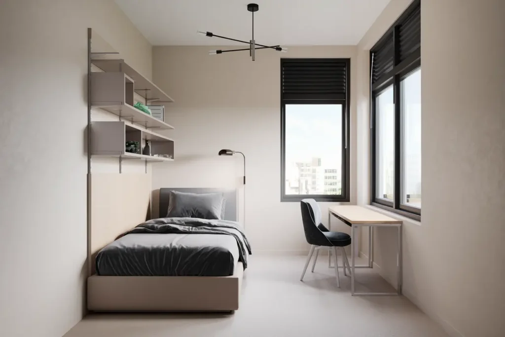 25 Clever Small Room Decoration Ideas to Transform Your Space 4 4. Floating Shelves for Small Room Storage