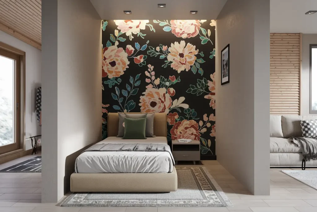 50 Genius Bedroom Ideas for Small Rooms That Looks Wow 52 44. Small Bedroom Wallpaper Trends
