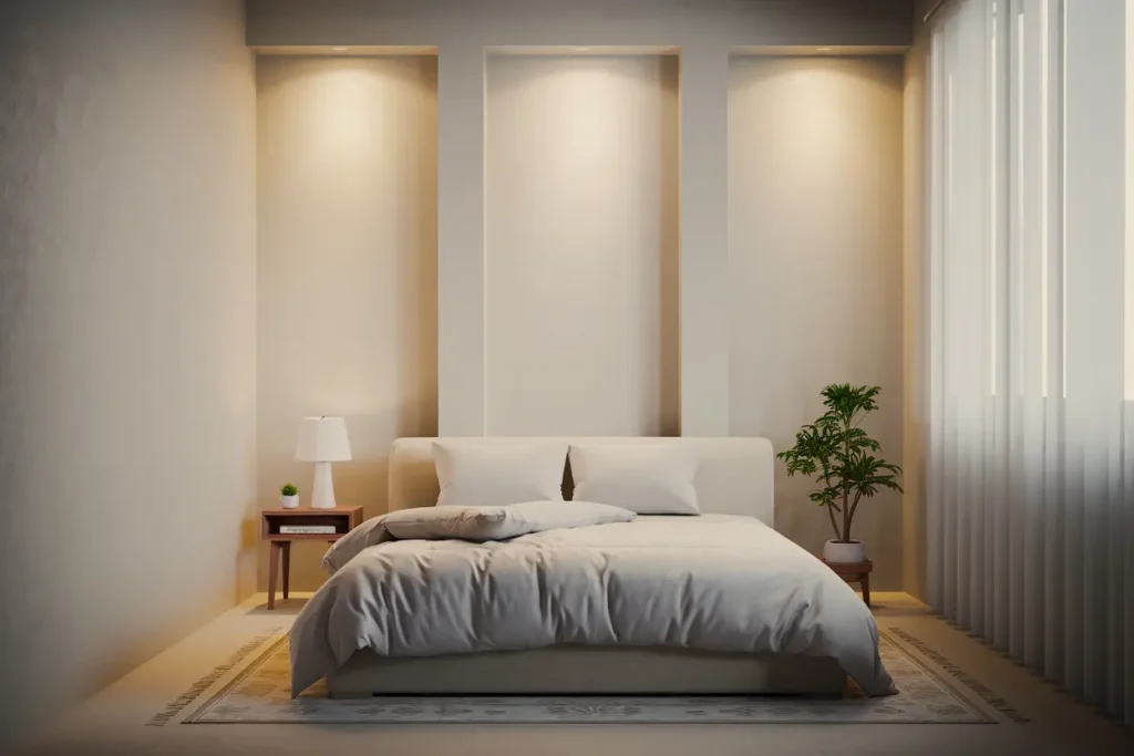 25 Cozy & Clever Bedroom Ideas for Small Rooms Couples Will Obsess Over 5 5. Minimalist Small Bedroom Ideas with Affordable Decor