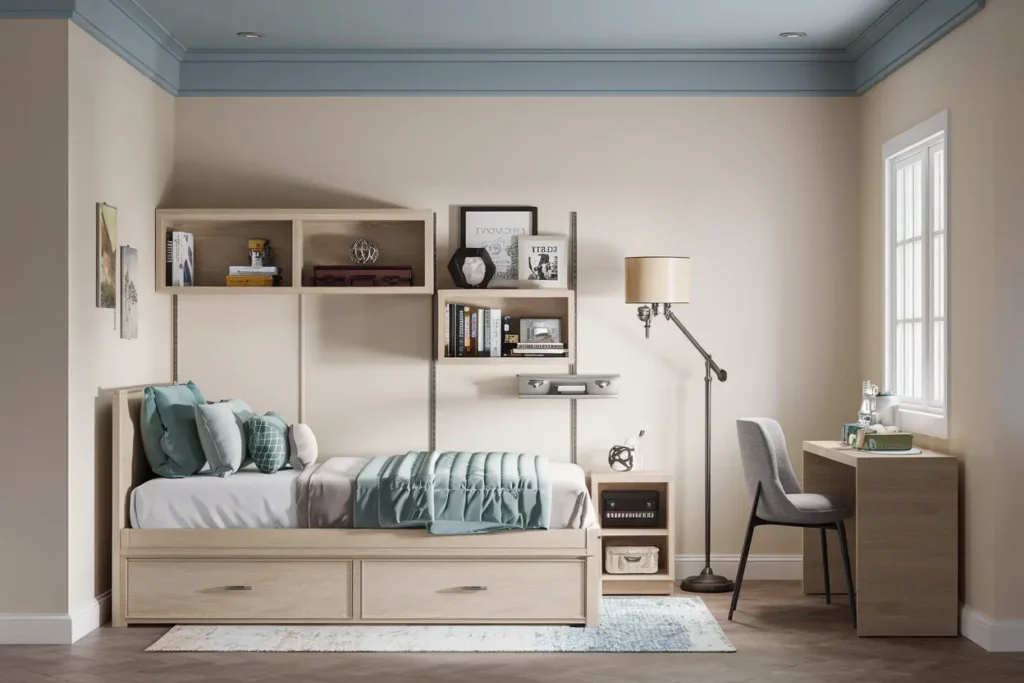 25 Genius Bedroom Ideas for Small Rooms for Teens (That Actually Work!) 7 7. Space Saving Storage Beds for Teenagers