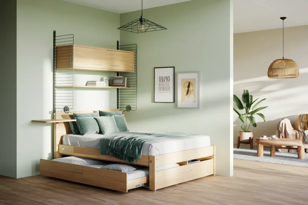 50 Genius Bedroom Ideas for Small Rooms That Looks Wow 8 8. Smart Storage for Small Rooms