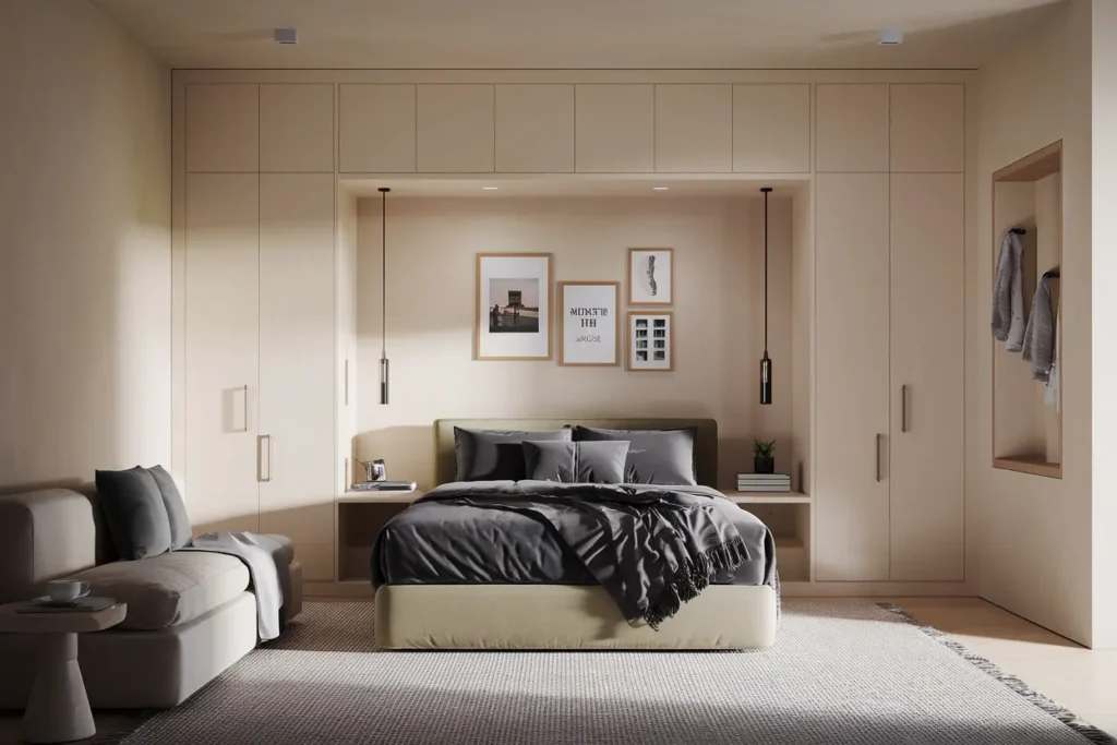 25 Genius Multifunctional Bedroom Furniture Ideas to Max Out Small Spaces 8 8. Foldable Wall Beds for Small Spaces