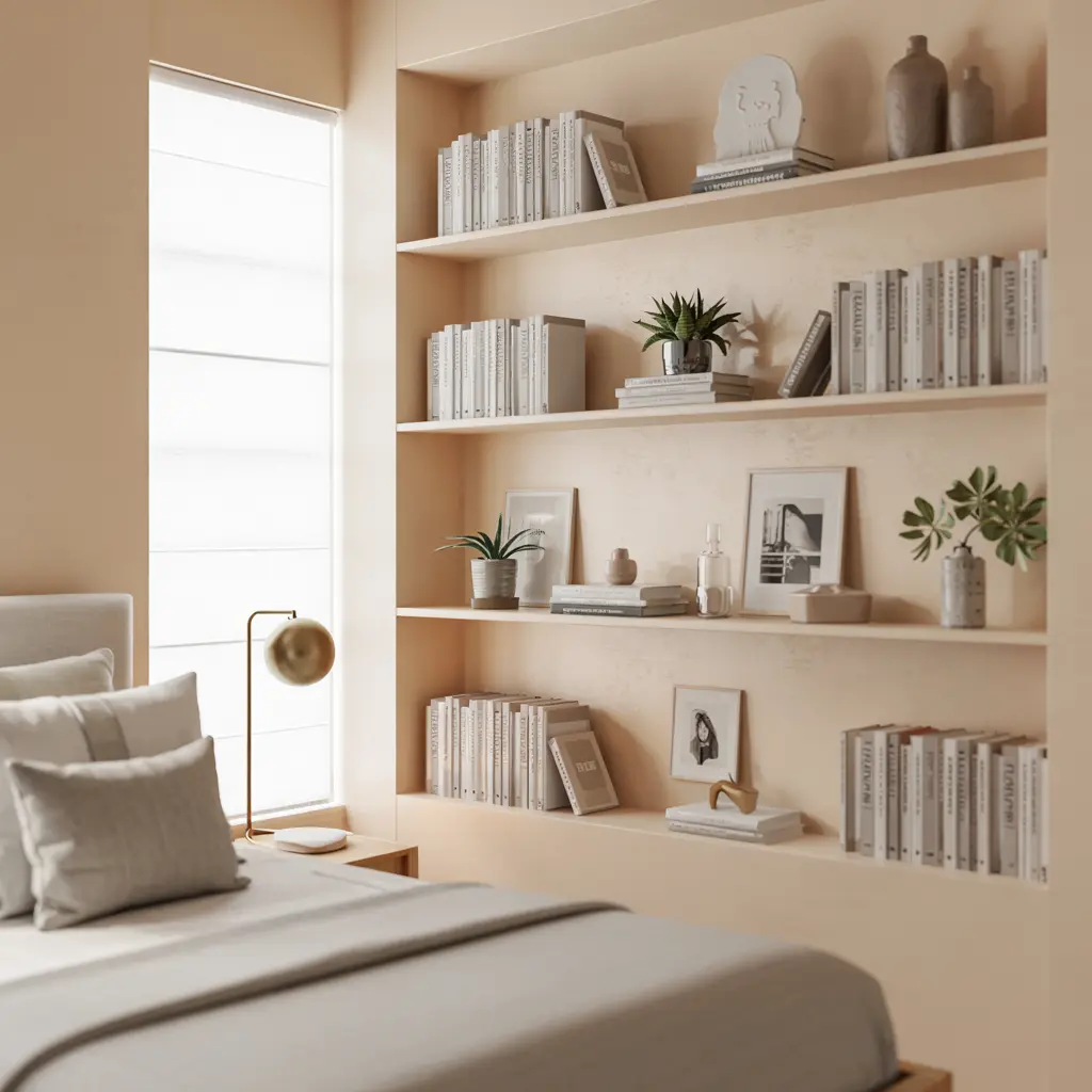 25 Minimalist Small Bedroom Ideas for a Clutter-Free Oasis 30 Built in Bookshelves for a Sleek Minimal Design