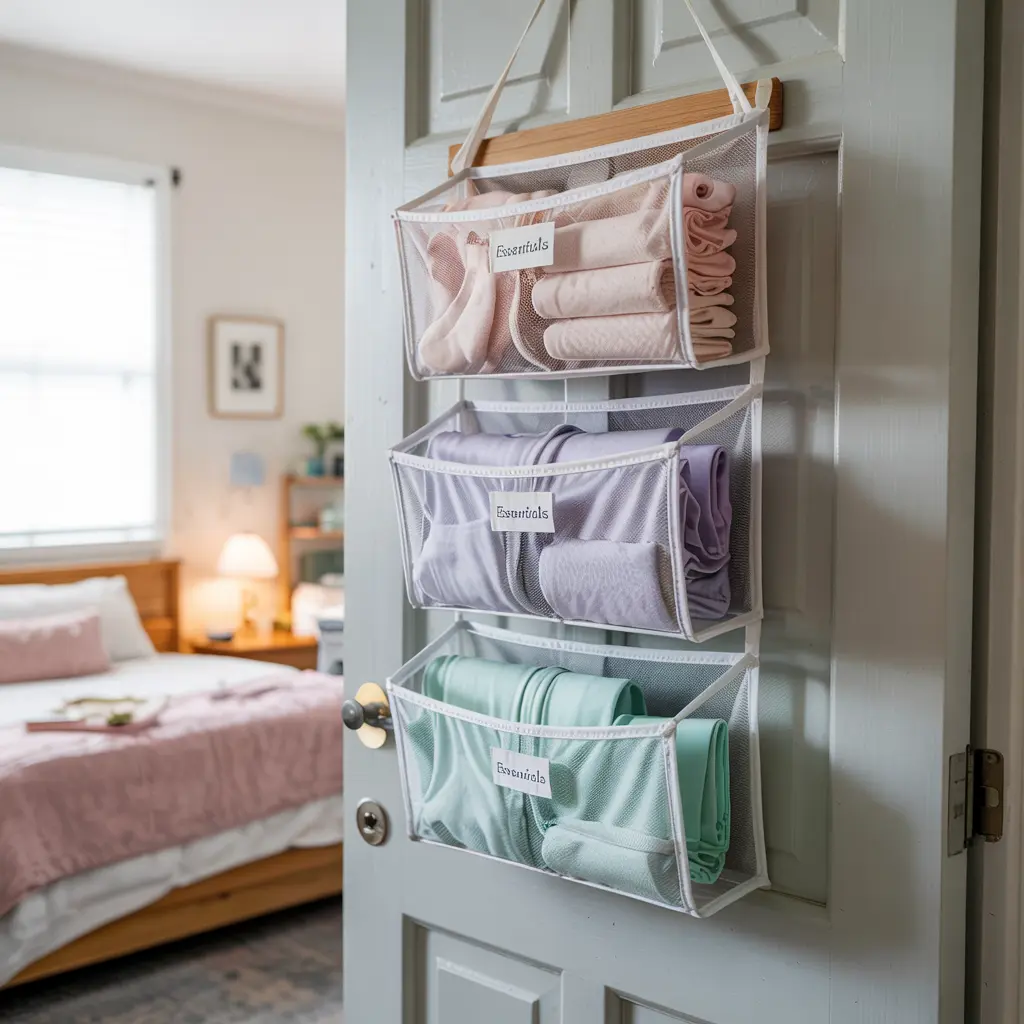 25 Clever Small Bedroom Storage Solutions to Declutter Your Life 4 Over the Door Organizers for Small Bedrooms