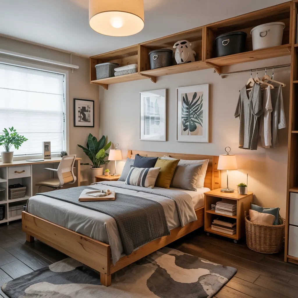 25 Brilliant Small Apartment Bedroom Ideas to Maximize Your Space 33 Smart Storage Bins for Organizing Small Spaces