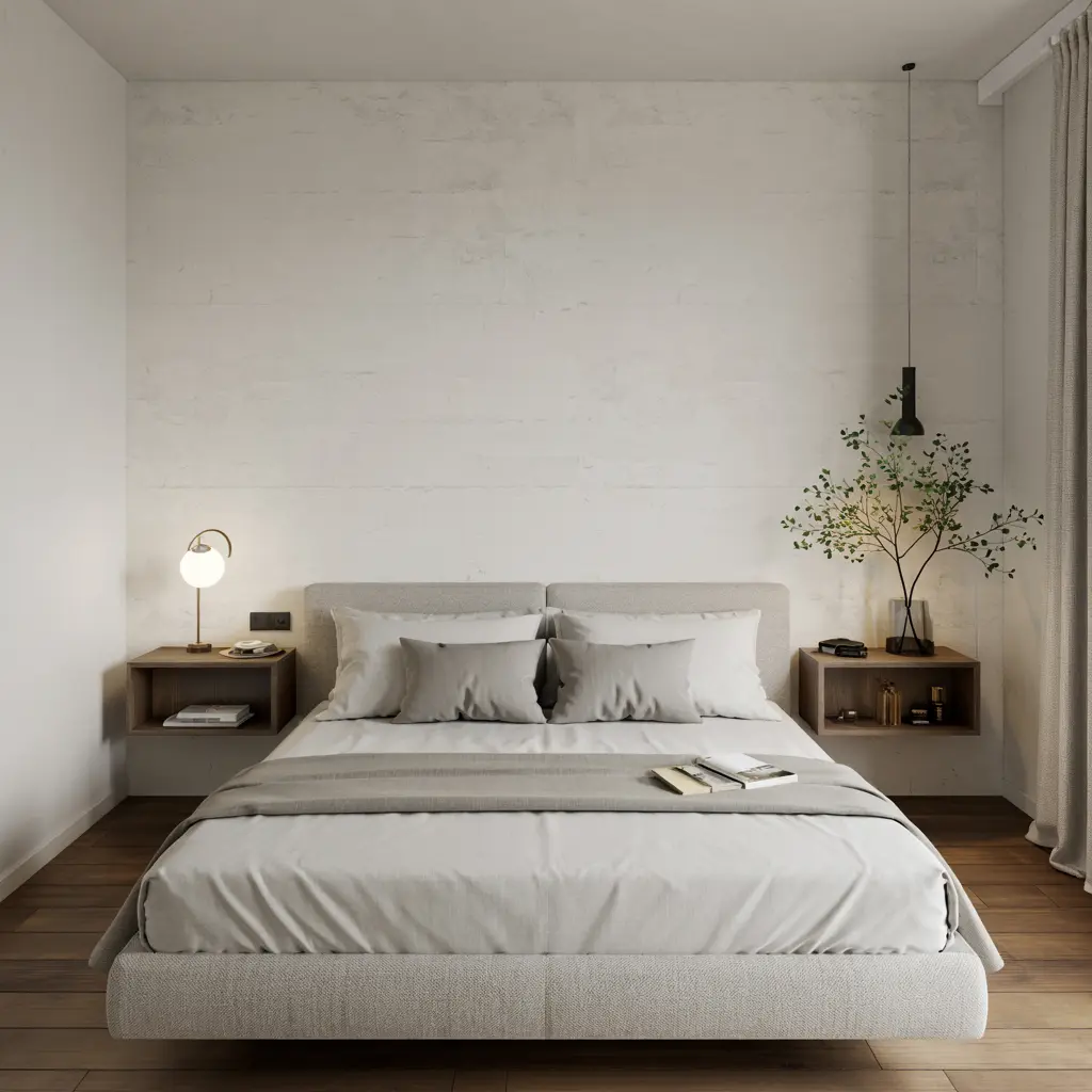 25 Clever Small Bedroom Storage Solutions to Declutter Your Life 6 Wall Mounted Nightstands for Space Efficiency in Small Bedrooms