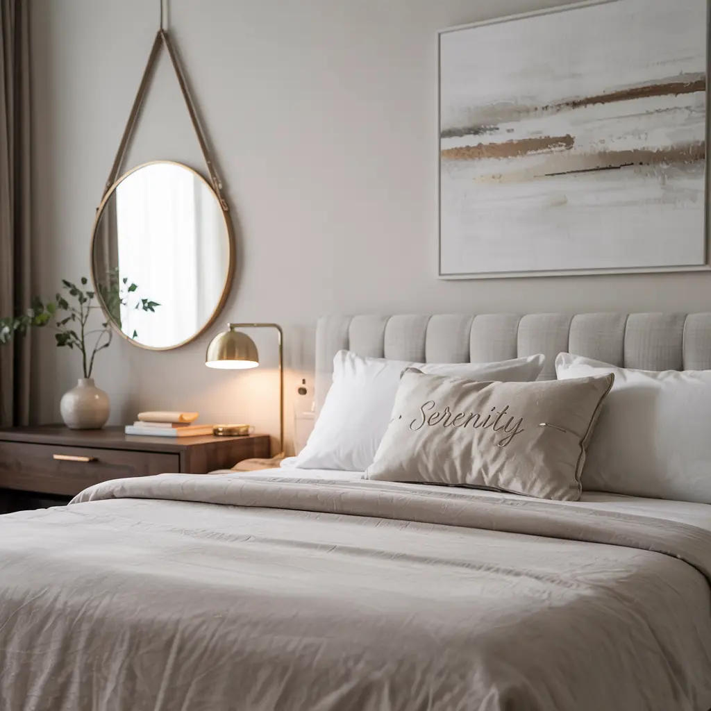 1. Sleek Neutral Color Palette with Pops of Metallic Accents