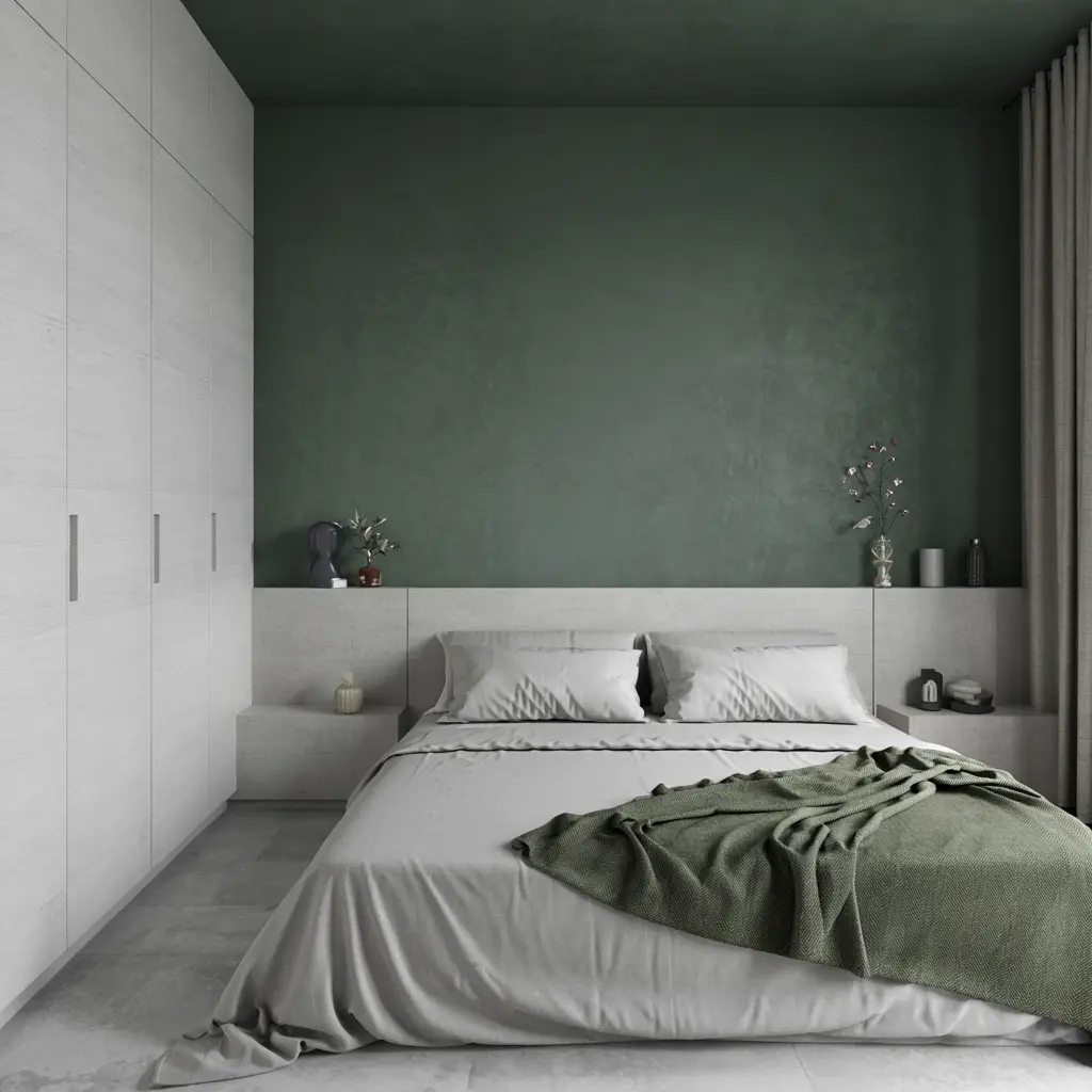 11. Monochrome Color Scheme with a Bold Accent Shade