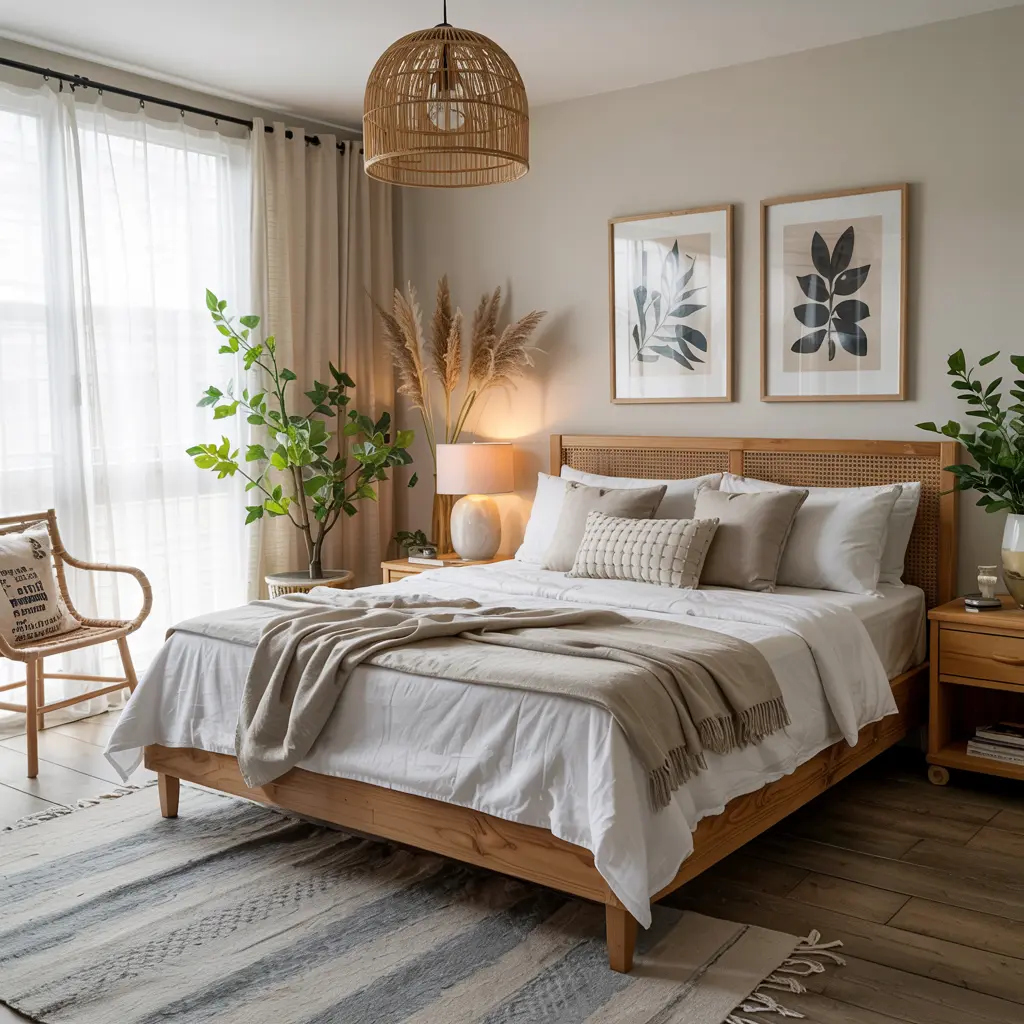 12. Simple Sheer or Linen Curtains
