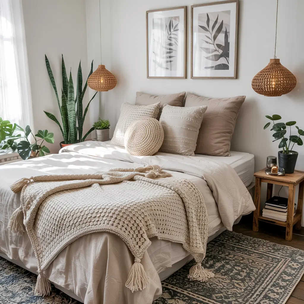 14.Handmade Crochet or Knit Throw Blankets