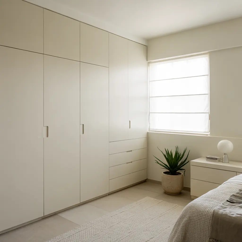 17. Built In Closet Organizers for a Streamlined Look