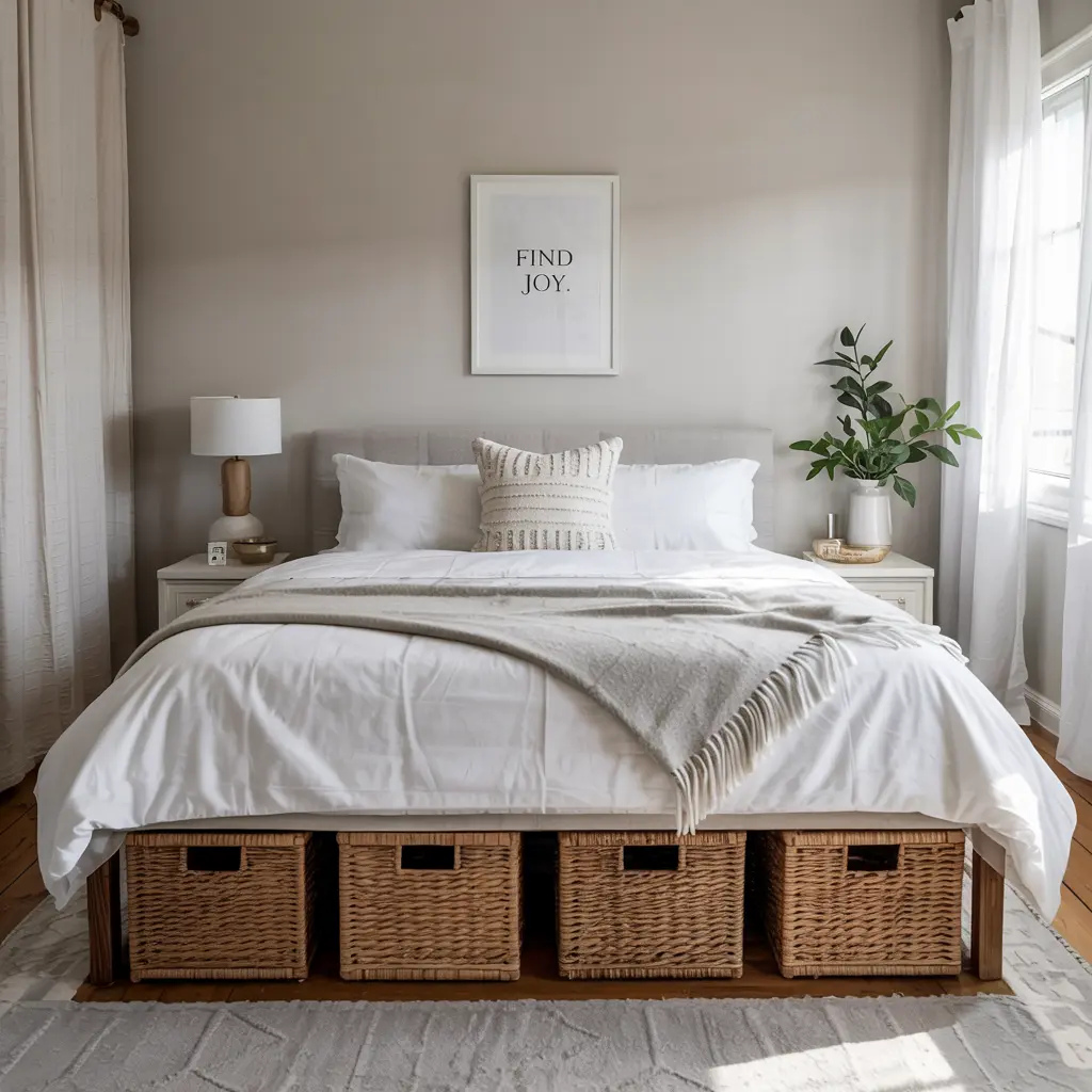 17. Stackable Storage Boxes Under the Bed