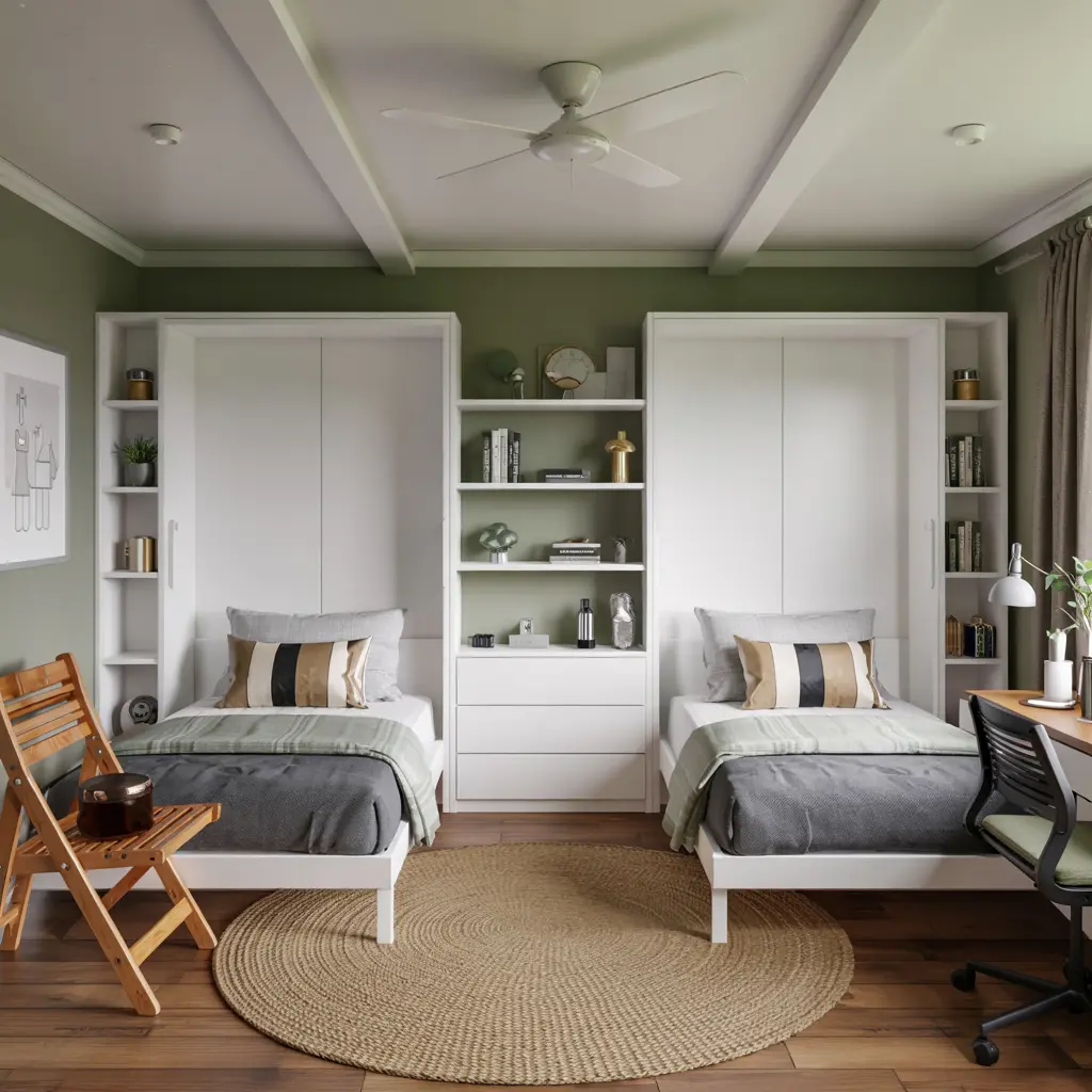 19. Foldable Furniture for a Transformable Room Layout