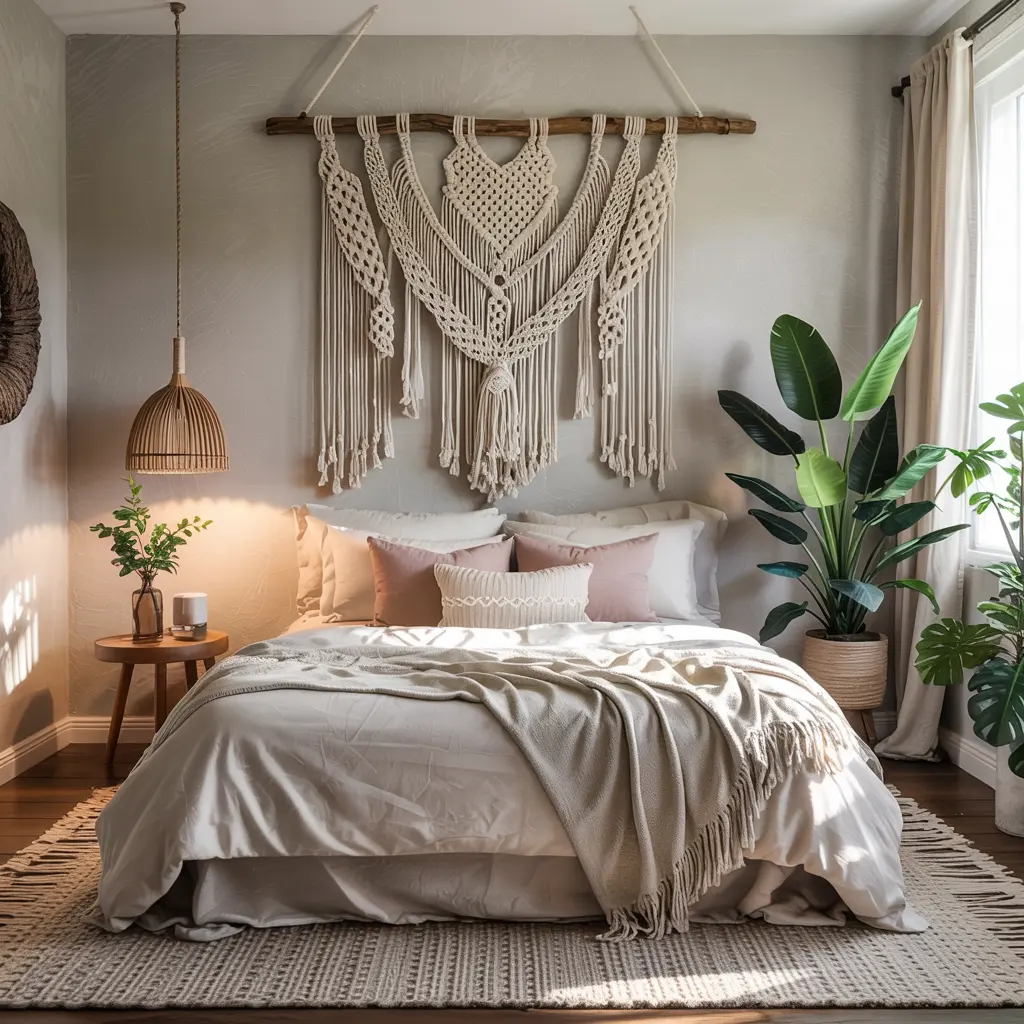 2.Macrame Wall Hanging for a Handmade Touch