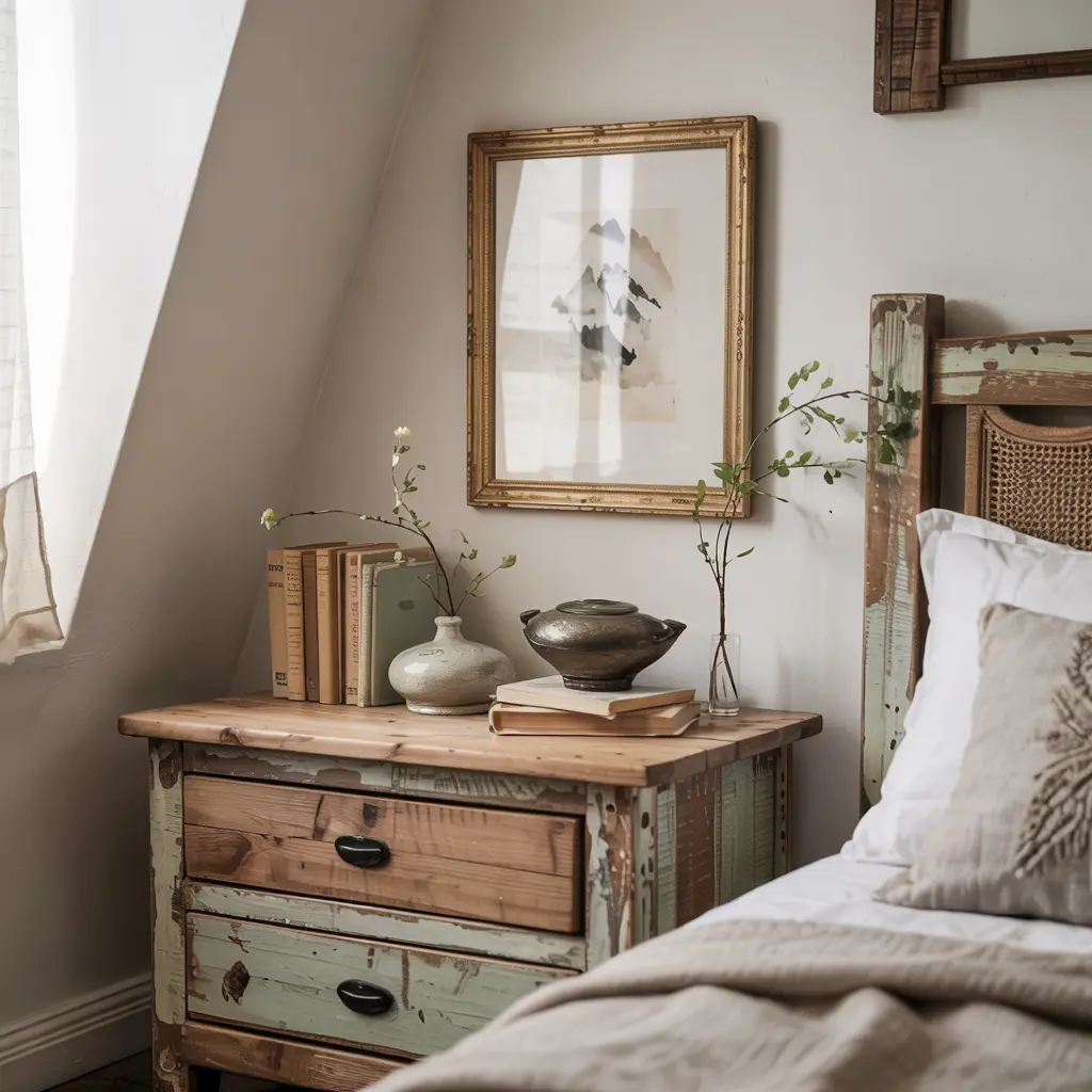 20.Distressed Wooden Furniture for a Rustic Feel