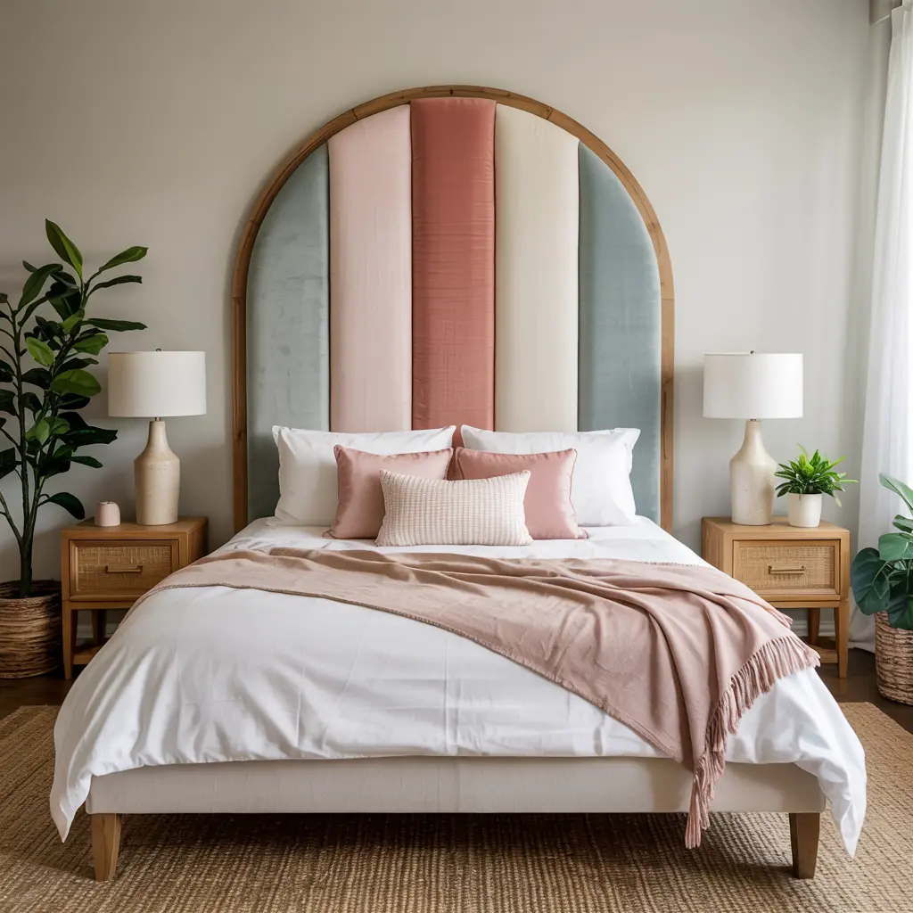 20 Trending DIY bedroom decor ideas for women 30 22. DIY Fabric Wall Panels for a Soft Elegant Aesthetic