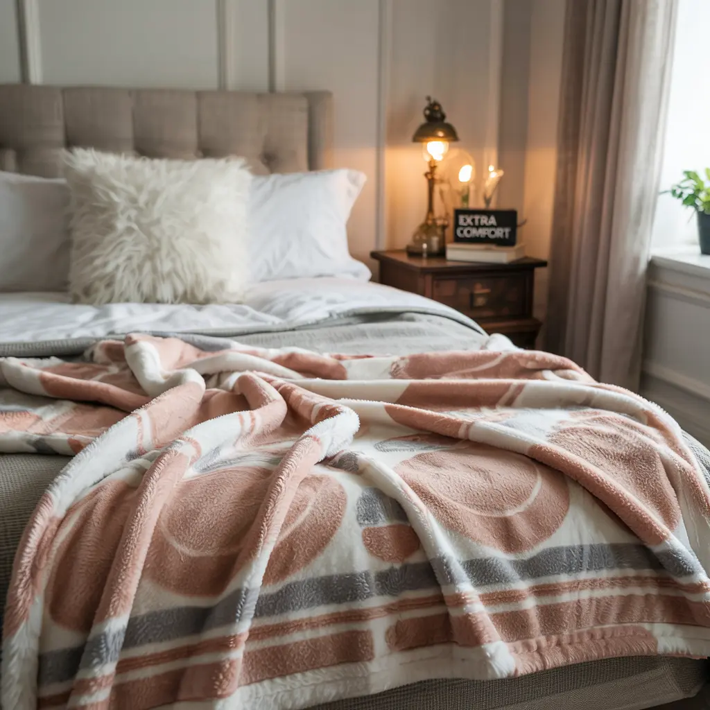 25 Warm & Cozy Bedroom Decor Ideas for Women’s Style 31 23. Heated Blanket for Extra Comfort During Winter