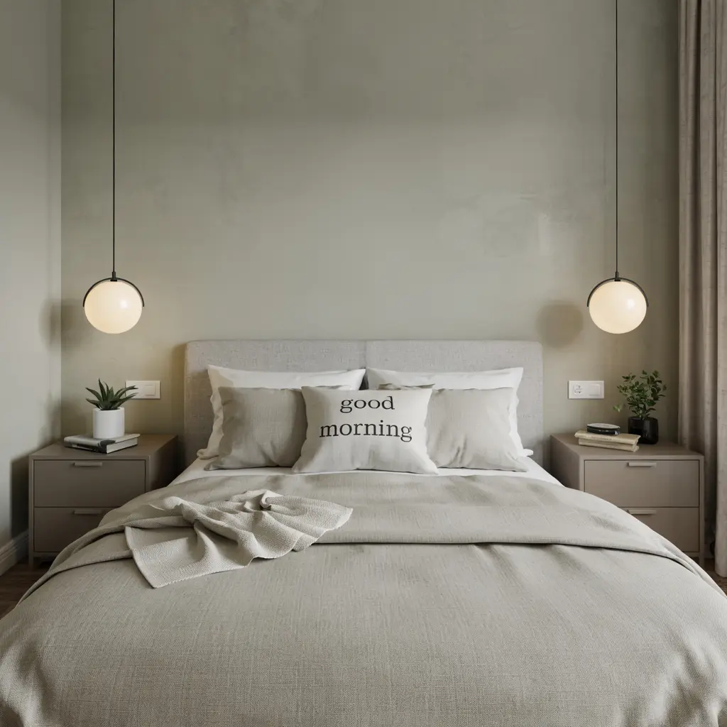 25 Bedroom Decor Ideas for Women Apartment to Save Space 32 24. Hanging Pendant Lights for a Soft Glow