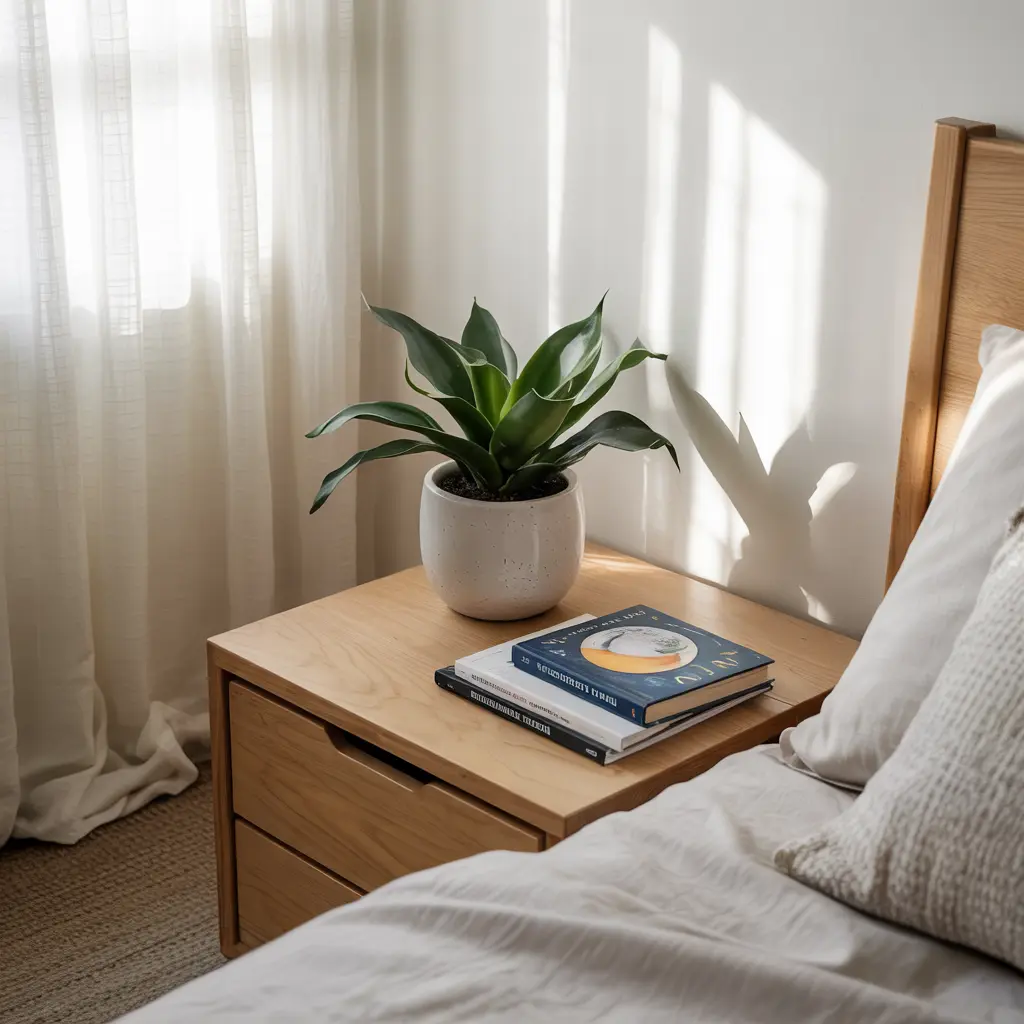 24. Houseplants Like Snake Plants or Succulents for Freshness