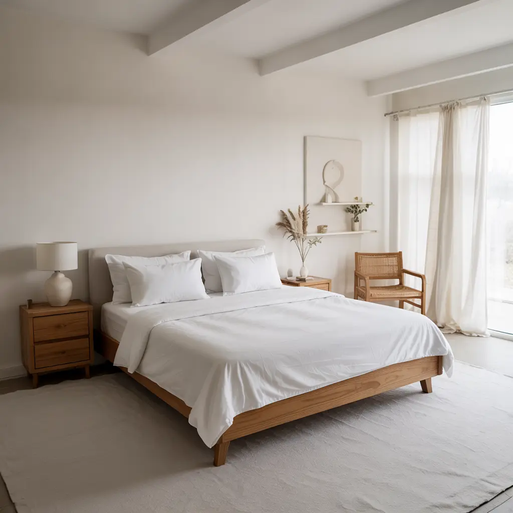 4. White or Light Wood Furniture for an Airy Feel