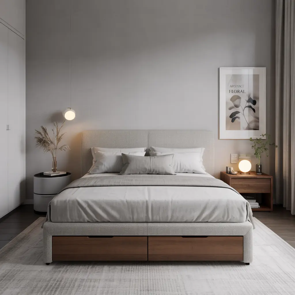 6. Hidden Storage Solutions for a Tidy Room