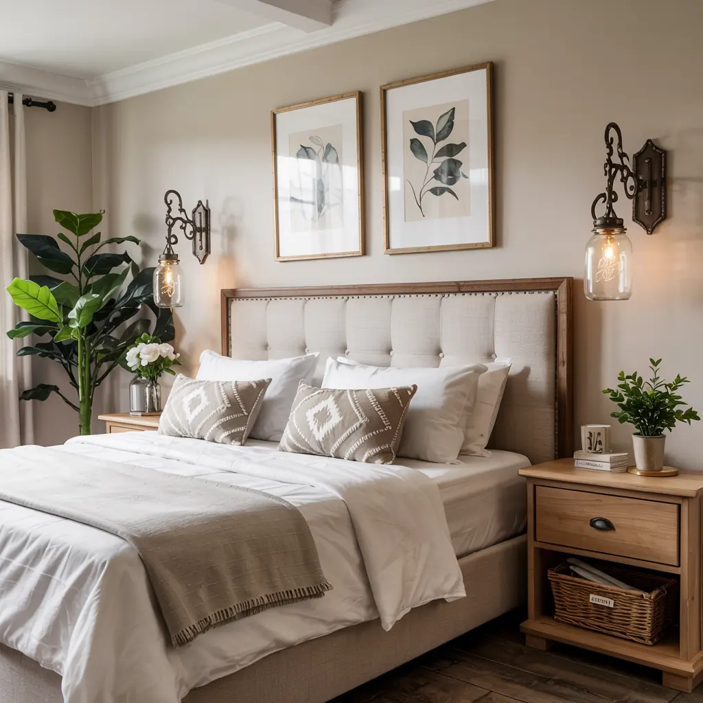 8. Mason Jar Sconces or Lighting
