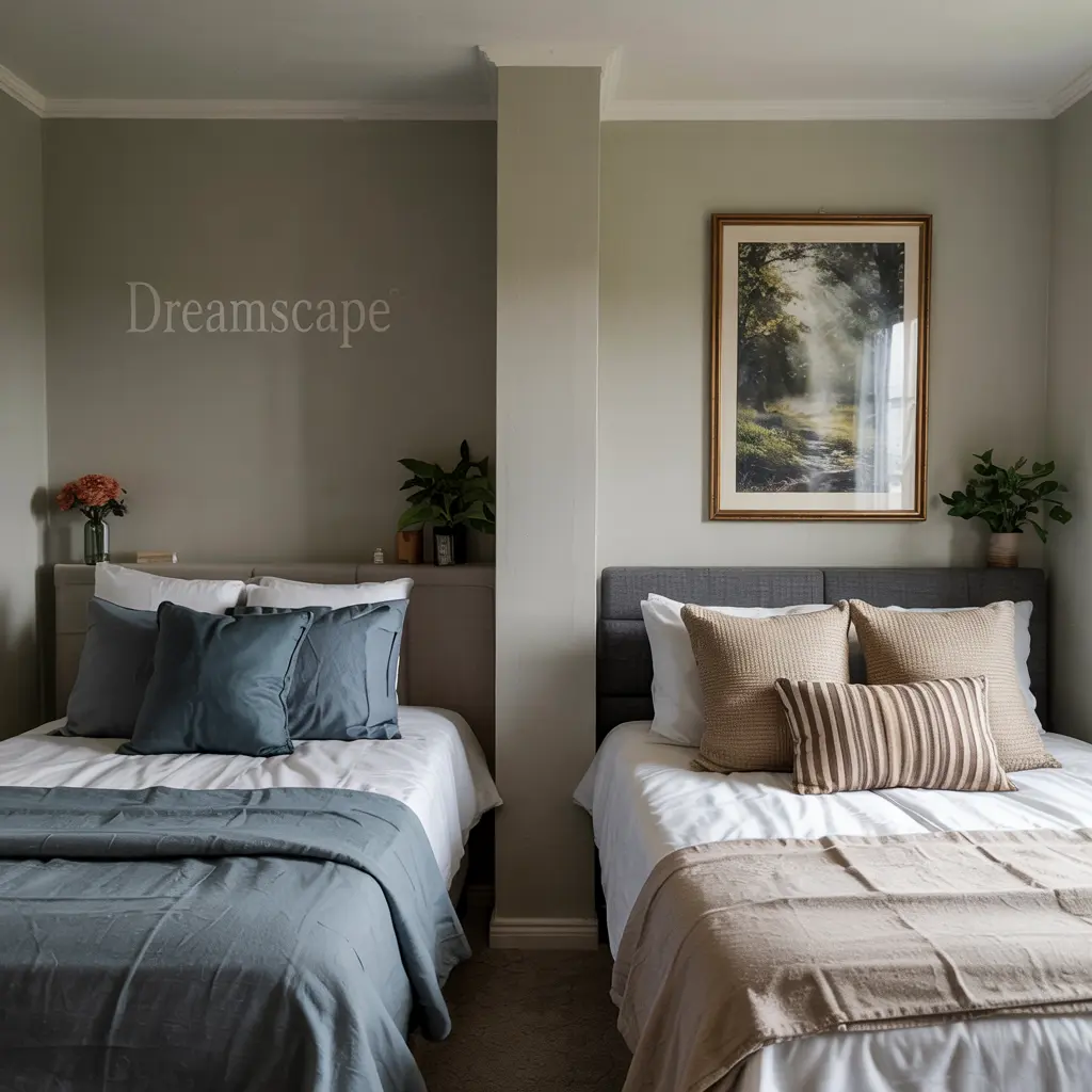 8. Personalized Decor for Each Side of the Room