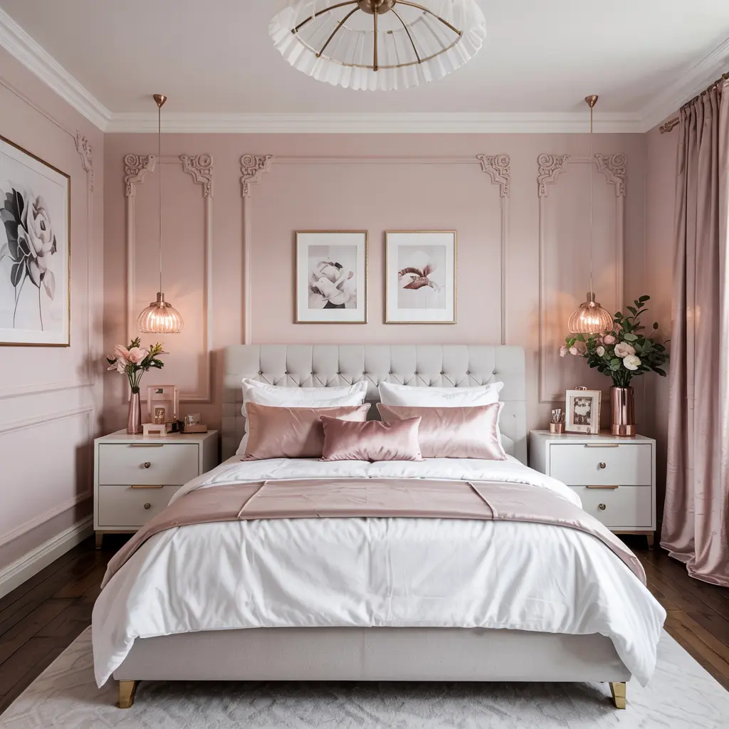 9. Gold or Rose Gold Accents for a Chic Aesthetic