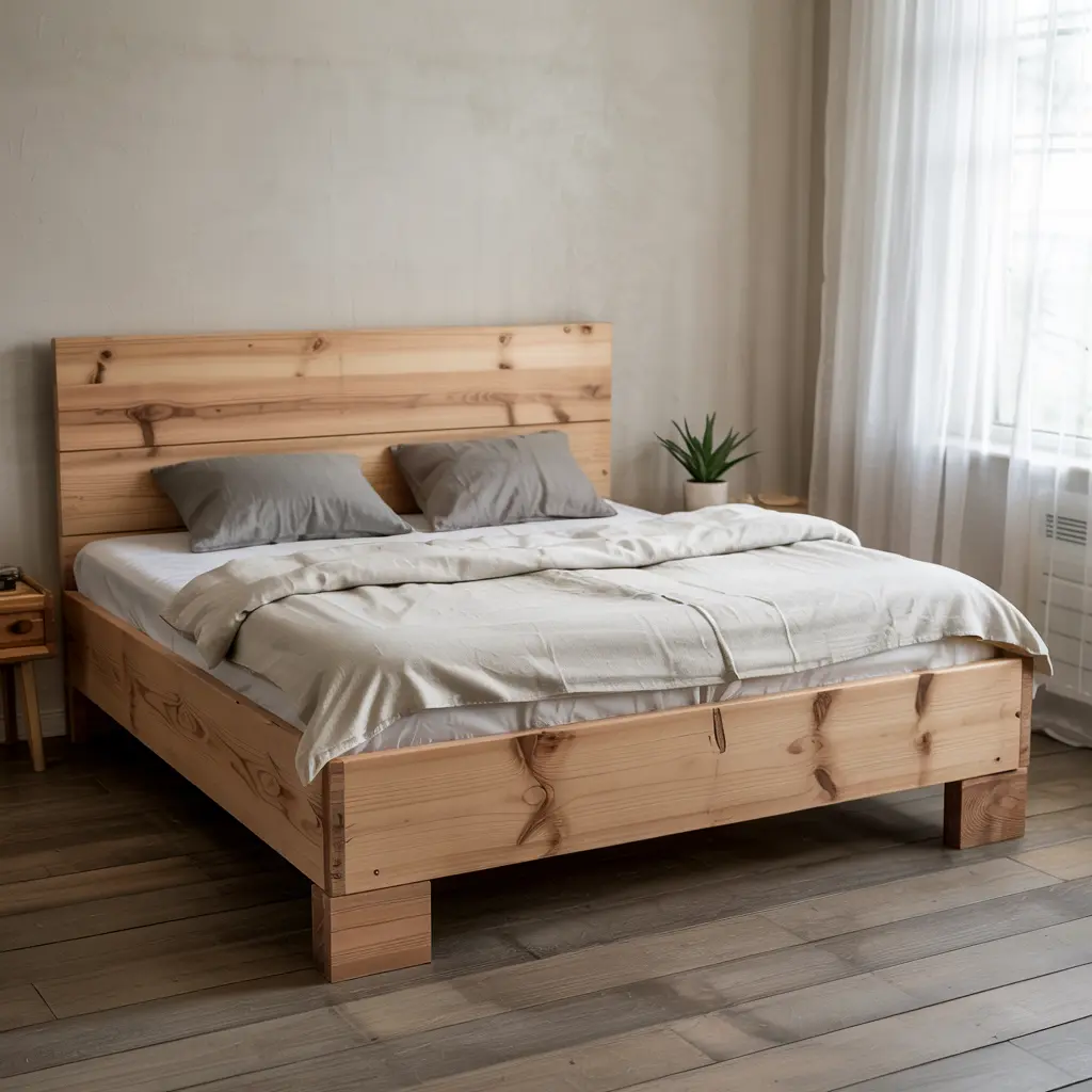 DIY Bed Frame Using Affordable Materials