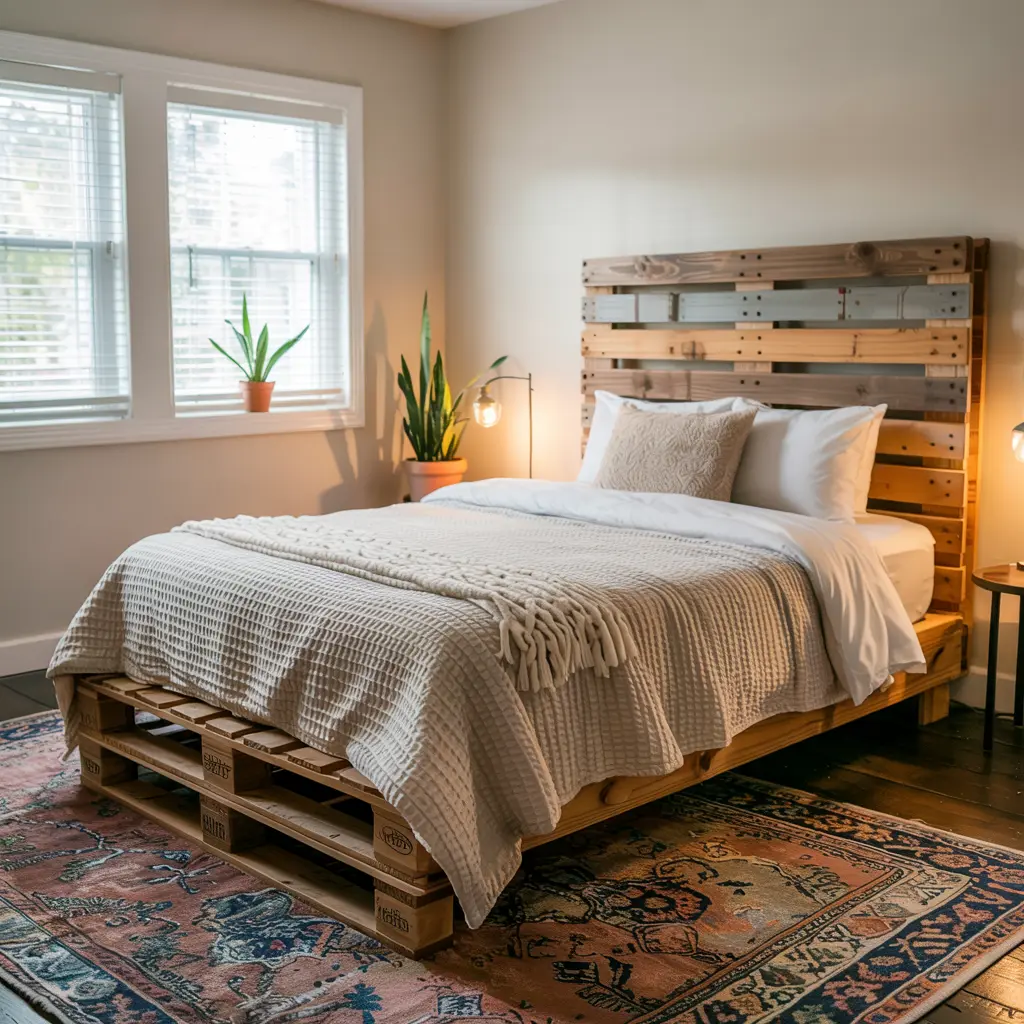 DIY Headboard Using Repurposed Materials