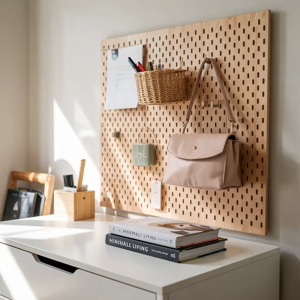 DIY Pegboard Organizer for Small Spaces
