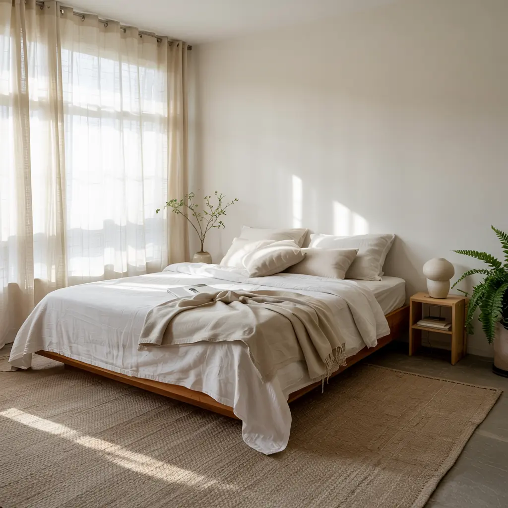 Floor Length Sheer Curtains for an Airy Feel